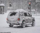 Автомобиль со снегом